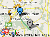 parcours Le Poinçonnet - 11 km RF Louis XIII