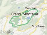 parcours Crans  - Montana - Moubra - Golf -Crans