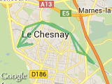 parcours Chesnay & Fausse Repose & Jardy
