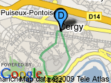 parcours Cergy St Christophe