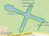 parcours Grand Canal Versailes