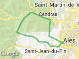 parcours Parcours Auzas/Baume/Cendras 19,5km