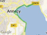 parcours Annecy : Petit-Port - La Puya AR