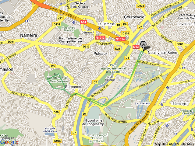 carte Mont-Valérien