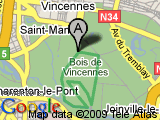 parcours Bois de Vincennes  - Gd Tour pr route St Hubert