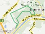 parcours Beez - Marche les Dammes 7900 m