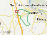 parcours 77310 Moulignon Auxonette