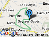 parcours Seysses-saves par les coteaux