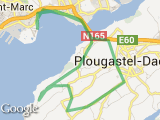 parcours Brest Daoulas