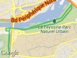 parcours De la porte de la voûte à la Feyssine