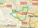 parcours VÃ©lo sam 30/10/2010 - 52,67km