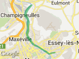 parcours Saint-max 15 km