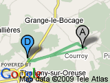 parcours La Chaume par la route, 11.5 Km