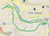 parcours Quais de Saone vers Tour Eiffel