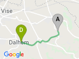 parcours Dalhem - Aubin via Ligne 38