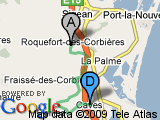 parcours Trail des Corbières Martimes du 30 mai 2009