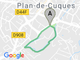 parcours Plan de Cuques - 1.2km