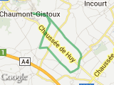 parcours 14km Version sans de passage derriere les carrieres