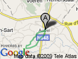 parcours Aubel 6 km 3/01/08