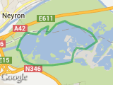 parcours Miribel - Tour du Lac