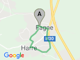 parcours La Fange - Harre