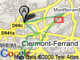 parcours Clermont-Ferrand Corrida de la saint sylvestre 2007