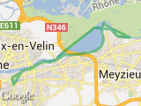 parcours 20 Km - Canal de Jonage - Chemin de halage - Grand Large