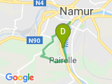 parcours Namur- Wépion