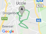 parcours 14 Km Uccle (Belgique)