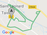 parcours 13,8 Km TAISSY