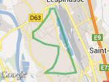 parcours Footing 9km dans Gagnac