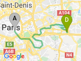 parcours Torcy - Paris