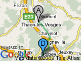 parcours Golbey - Thaon les vosges