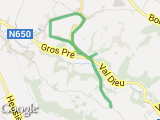 parcours Aubin - Vicinal
