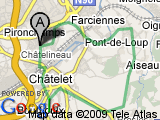 parcours Chatelineau-Roselies-Presles-Chatelineau