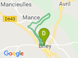 parcours Briey Napatant gauche montée Mance