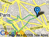 parcours charonne - quai saint-bernard - saint louis - vosges - roquette - retour