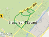 parcours les 6km de Bruay
