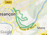 parcours Mouillère - Malate - Bregille - Beauregard