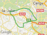 parcours VÃ©lo dim 06/03/2011 - 57,32km