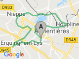 parcours Armentieres Boucle Semi marathon