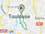 parcours Toulouse 8km