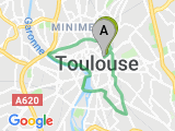 parcours Toulouse 15 KM