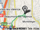 parcours Montéléger - Valence
