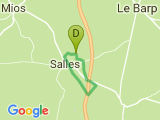 parcours 15,4 Km Salles