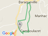 parcours Salan->Baraqueville 18Km