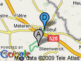 parcours 8,6 km Bailleul - Outtersteen - Steentje