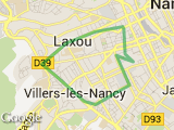 parcours NancyLaxou 7k