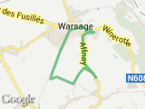 parcours Warsage - Craesborn 
