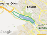 parcours tour du lac par les jardin de plombiere